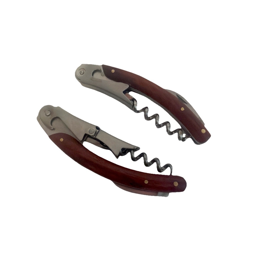 Wine Opener Corkscrew Bottle Waiters with Foil Cutter Double Hinged-lot Of 2‎